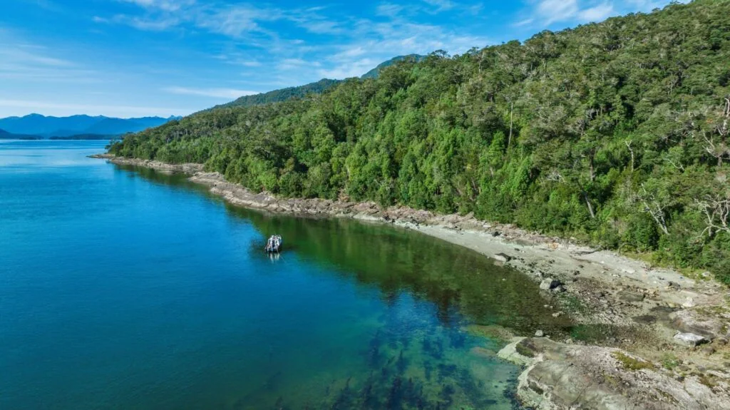 Reference landscape for a retreat in southern Chile