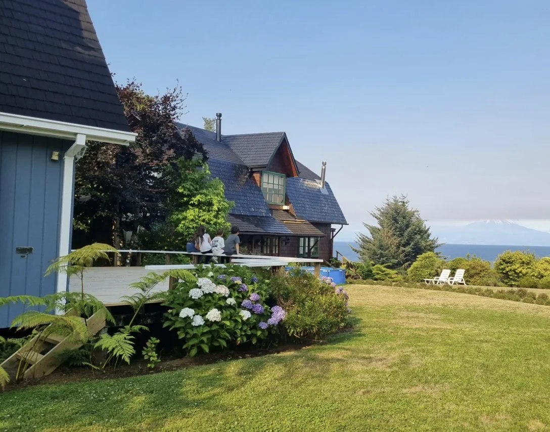 Reference landscape for a retreat in southern Chile